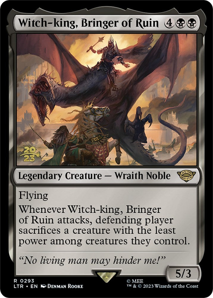 Witch-king, Bringer of Ruin [The Lord of the Rings: Tales of Middle-Earth Prerelease Promos] | Gamers Paradise