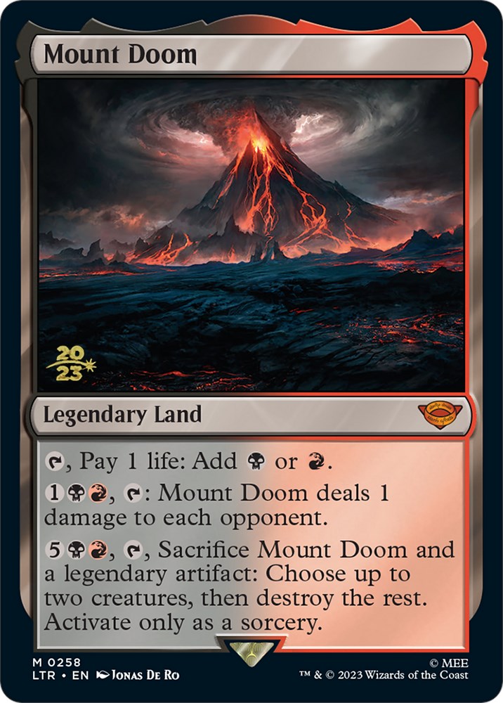 Mount Doom [The Lord of the Rings: Tales of Middle-Earth Prerelease Promos] | Gamers Paradise