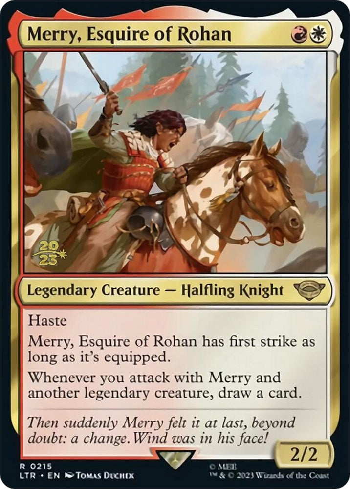 Merry, Esquire of Rohan [The Lord of the Rings: Tales of Middle-Earth Prerelease Promos] | Gamers Paradise