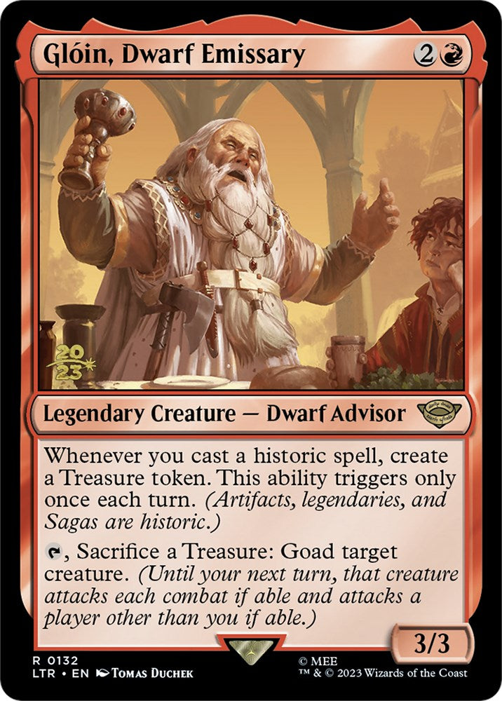 Gloin, Dwarf Emissary [The Lord of the Rings: Tales of Middle-Earth Prerelease Promos] | Gamers Paradise