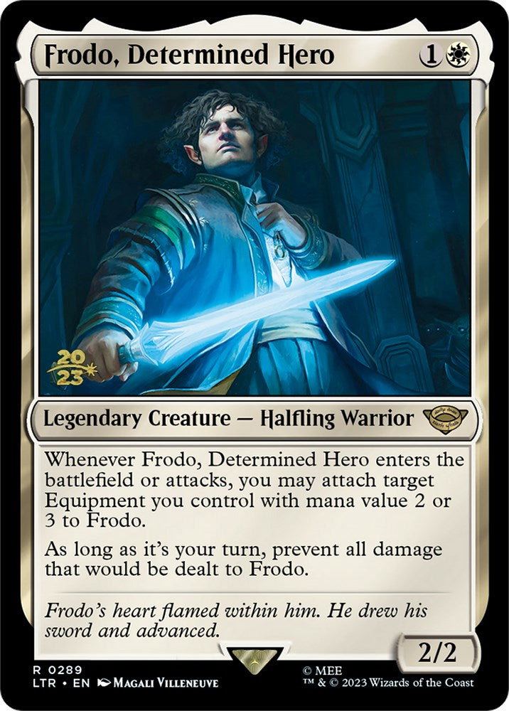 Frodo, Determined Hero [The Lord of the Rings: Tales of Middle-Earth Prerelease Promos] | Gamers Paradise