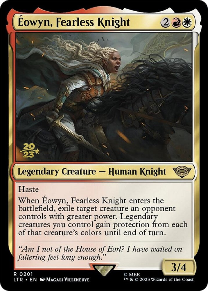 Eowyn, Fearless Knight [The Lord of the Rings: Tales of Middle-Earth Prerelease Promos] | Gamers Paradise