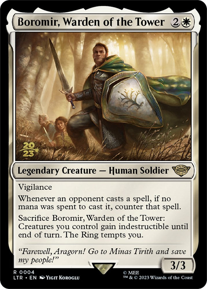 Boromir, Warden of the Tower [The Lord of the Rings: Tales of Middle-Earth Prerelease Promos] | Gamers Paradise