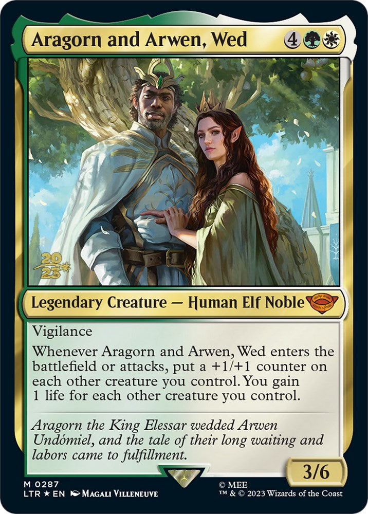 Aragorn and Arwen, Wed [The Lord of the Rings: Tales of Middle-Earth Prerelease Promos] | Gamers Paradise