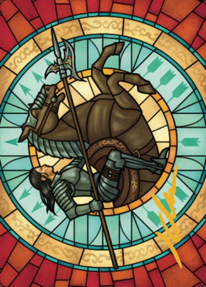 Tori D'Avenant, Fury Rider Art Card (Gold-Stamped Signature) [Dominaria United Art Series] | Gamers Paradise