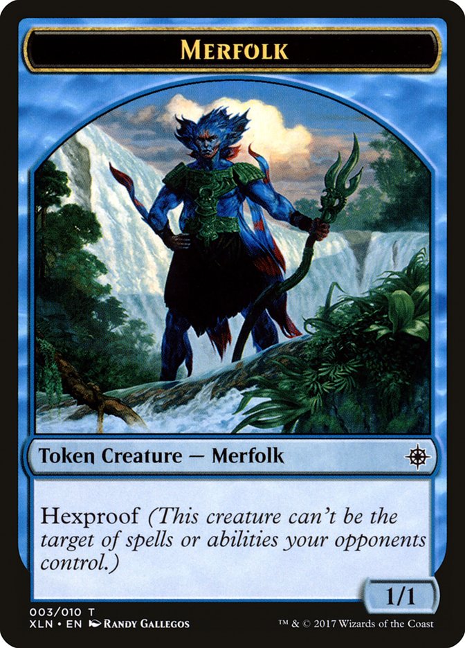 Merfolk Token [Ixalan Tokens] | Gamers Paradise