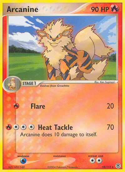 Arcanine (18/112) [EX: FireRed & LeafGreen] | Gamers Paradise