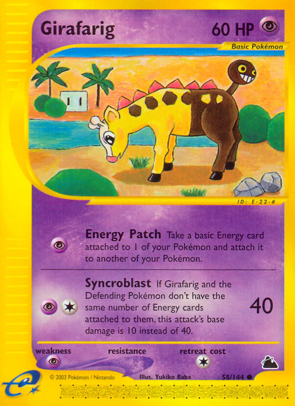 Girafarig (58/144) [Skyridge] | Gamers Paradise