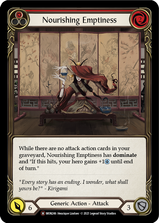 Nourishing Emptiness [U-MON246-RF] Unlimited Rainbow Foil | Gamers Paradise