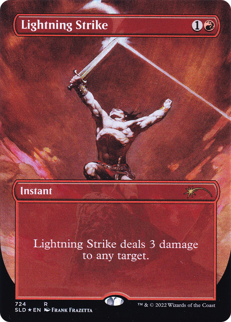 Lightning Strike (Borderless) [Secret Lair Drop Promos] | Gamers Paradise