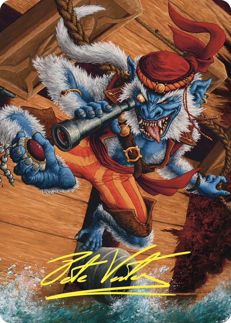 Treasure Nabber Art Card (Gold-Stamped Signature) [Commander Masters Art Series] | Gamers Paradise