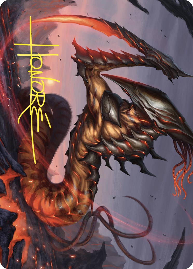 Blade Sliver Art Card (Gold-Stamped Signature) [Commander Masters Art Series] | Gamers Paradise