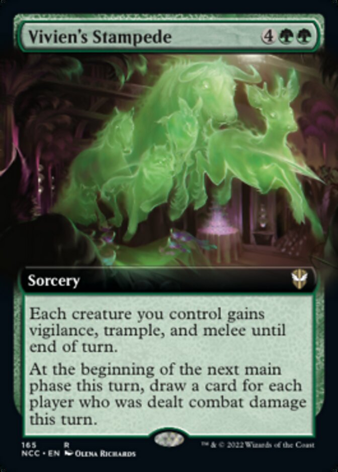 Vivien's Stampede (Extended Art) [Streets of New Capenna Commander] | Gamers Paradise