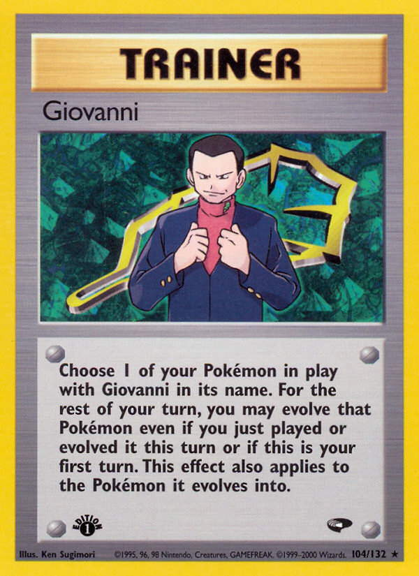 Giovanni (104/132) [Gym Challenge 1st Edition] | Gamers Paradise