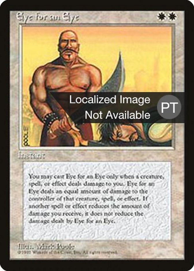 Eye for an Eye [Fourth Edition (Foreign Black Border)] | Gamers Paradise