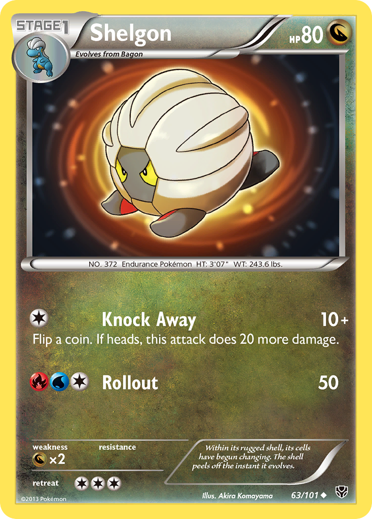 Shelgon (63/101) [Black & White: Plasma Blast] | Gamers Paradise