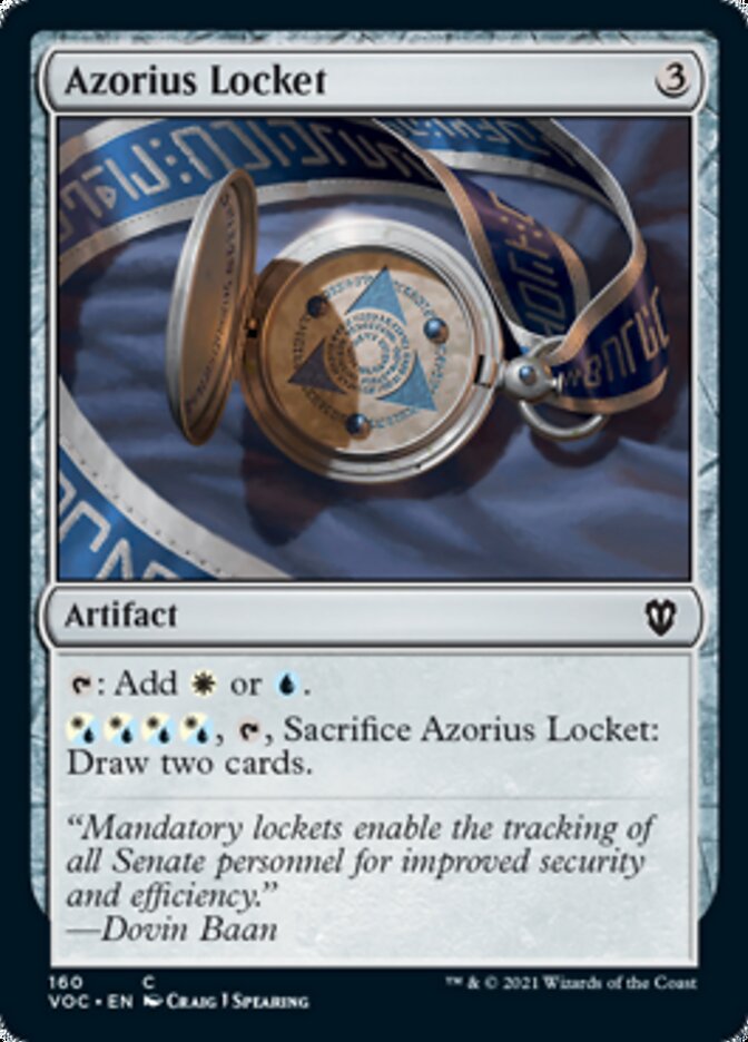 Azorius Locket [Innistrad: Crimson Vow Commander] | Gamers Paradise