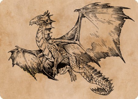 Ancient Bronze Dragon Art Card (58) [Commander Legends: Battle for Baldur's Gate Art Series] | Gamers Paradise