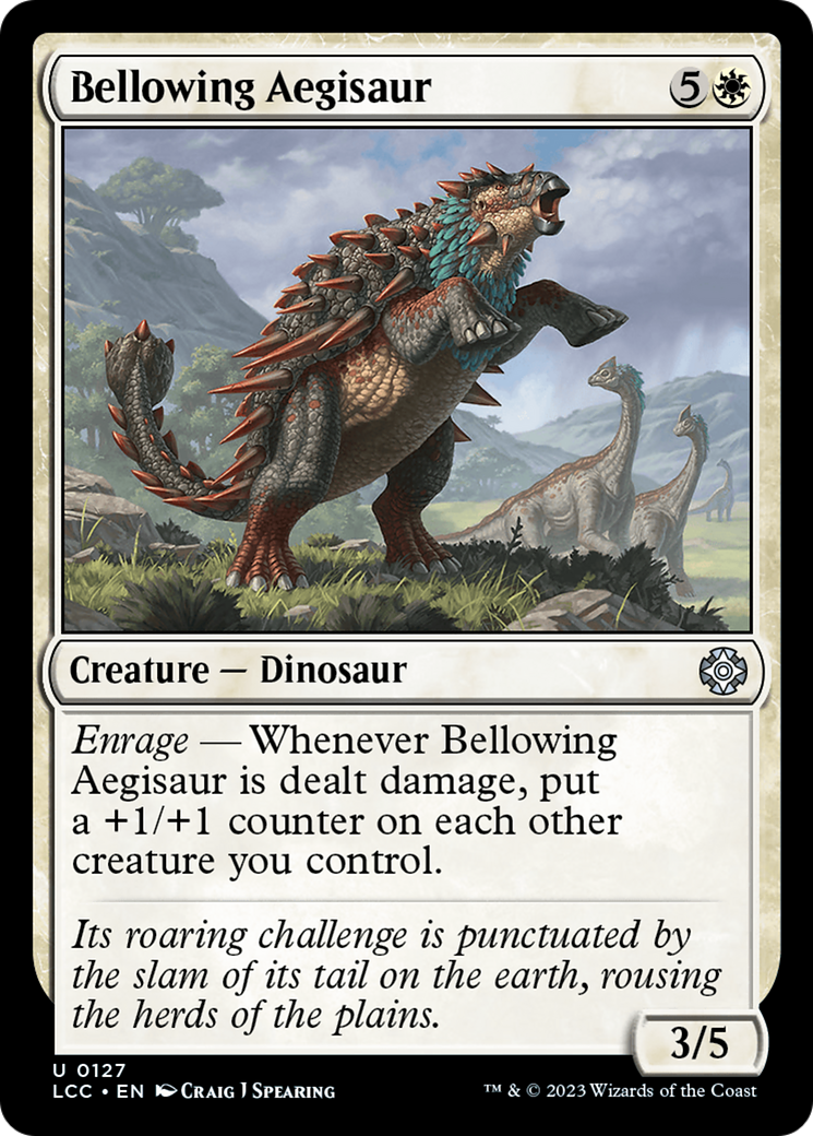 Bellowing Aegisaur [The Lost Caverns of Ixalan Commander] | Gamers Paradise