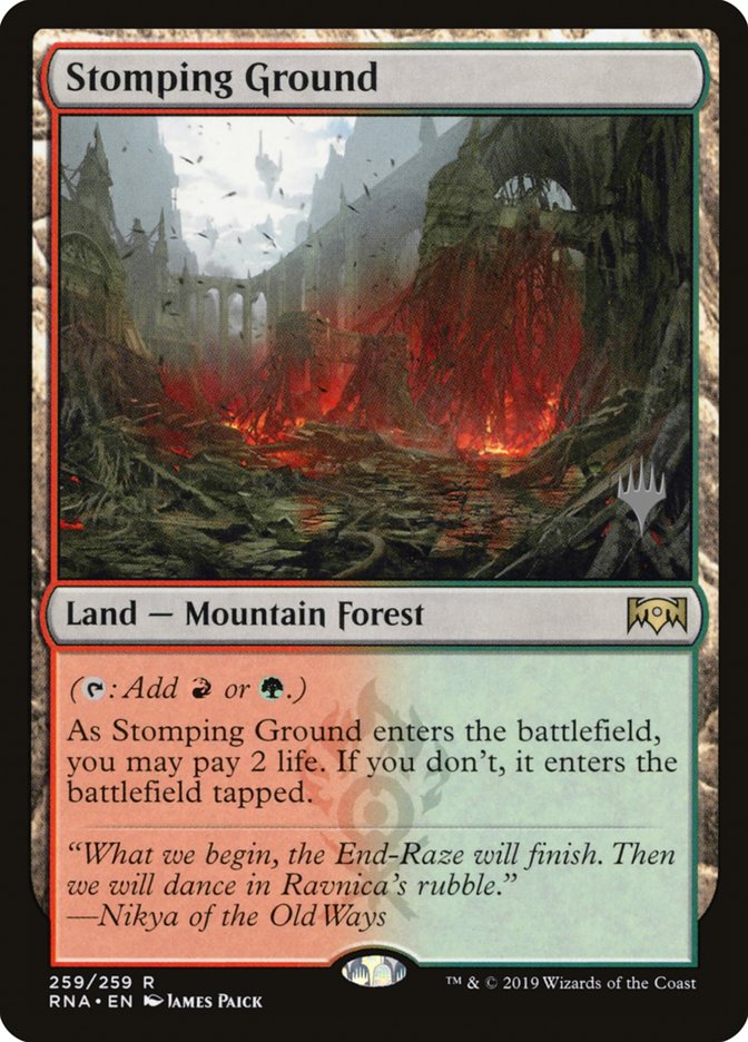 Stomping Ground (Promo Pack) [Ravnica Allegiance Promos] | Gamers Paradise