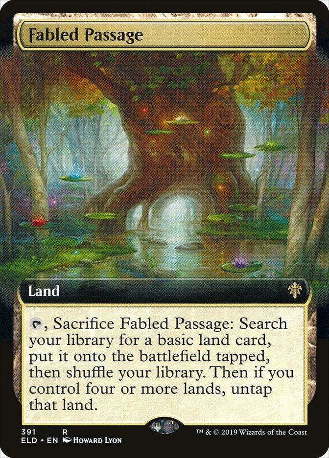 Fabled Passage (Extended Art) [Throne of Eldraine] | Gamers Paradise