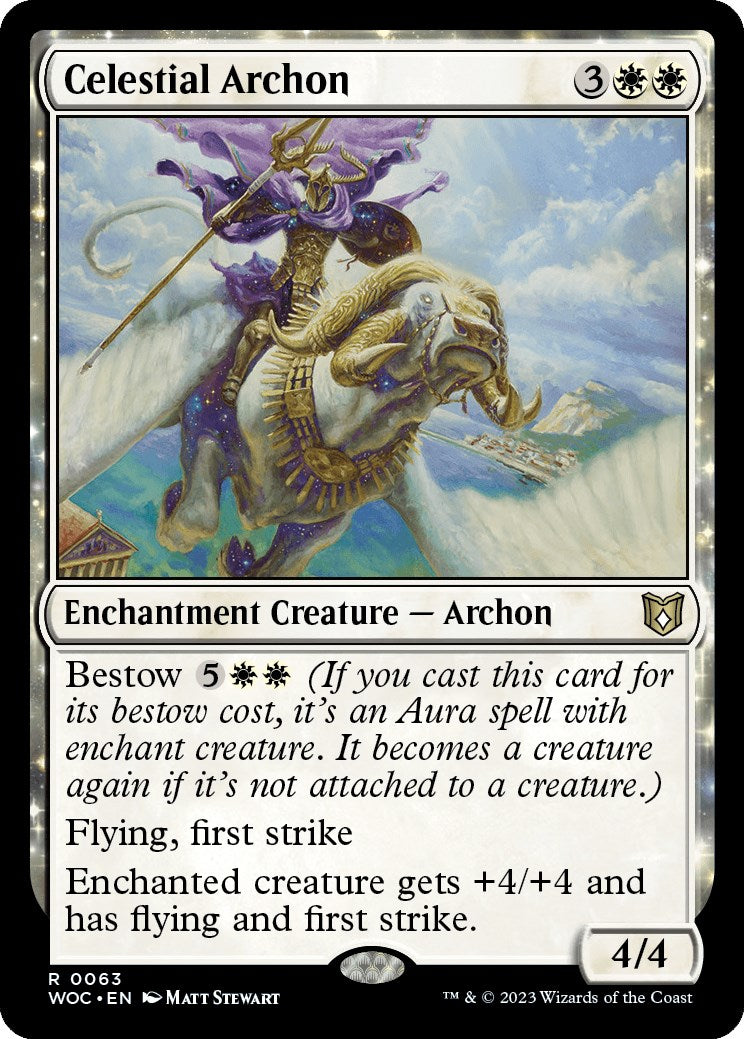 Celestial Archon [Wilds of Eldraine Commander] | Gamers Paradise