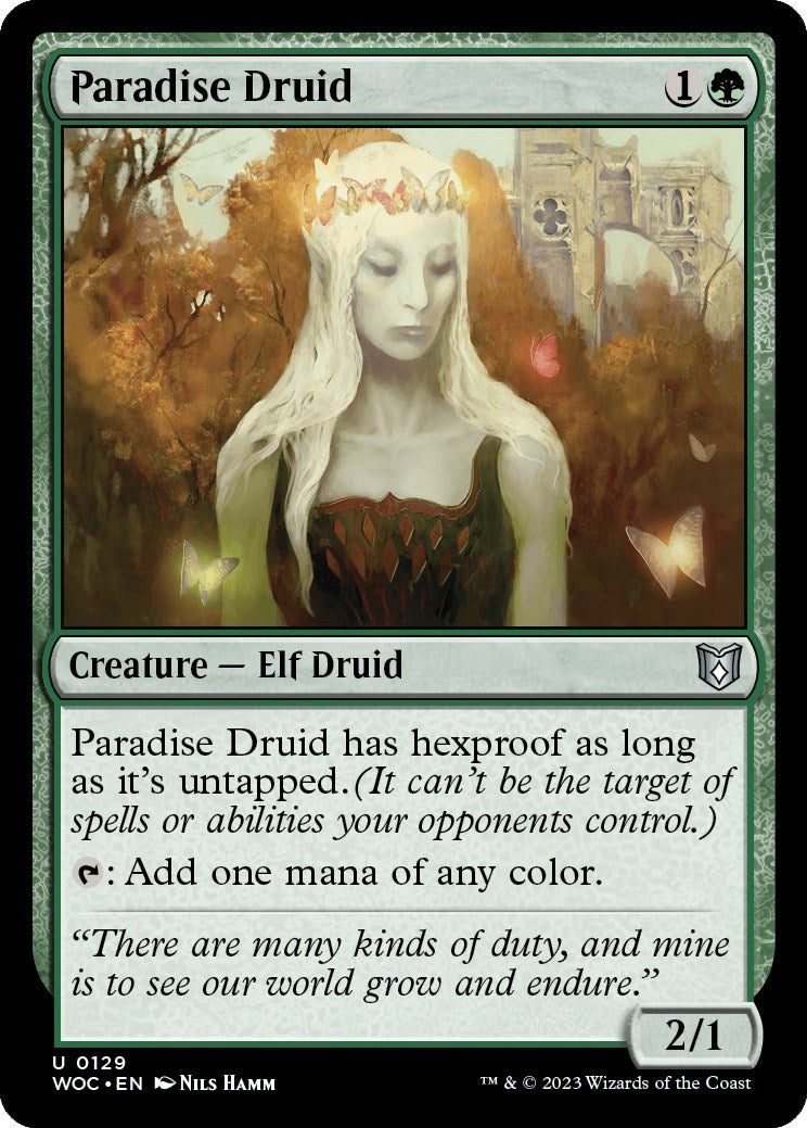 Paradise Druid [Wilds of Eldraine Commander] | Gamers Paradise