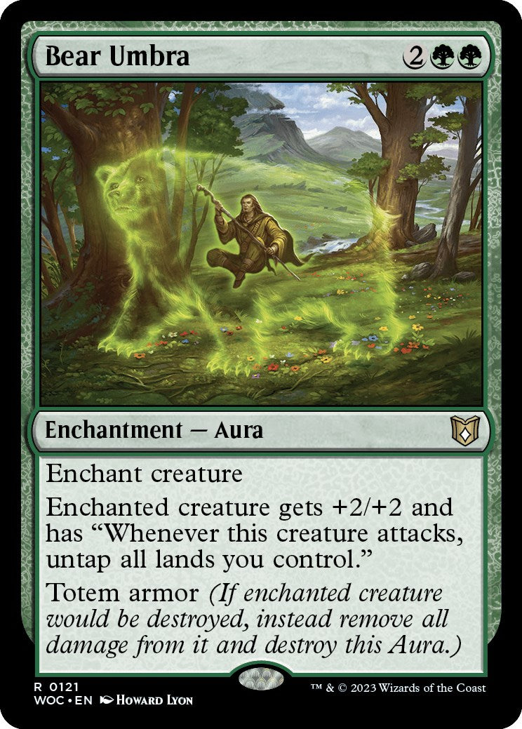 Bear Umbra [Wilds of Eldraine Commander] | Gamers Paradise