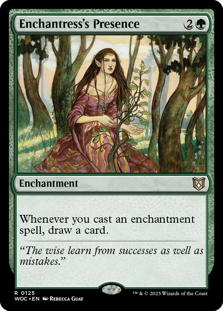 Enchantress's Presence [Wilds of Eldraine Commander] | Gamers Paradise