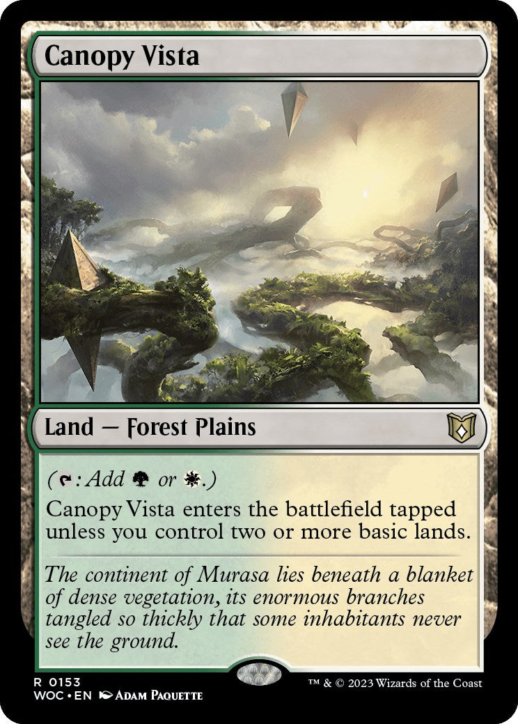 Canopy Vista [Wilds of Eldraine Commander] | Gamers Paradise