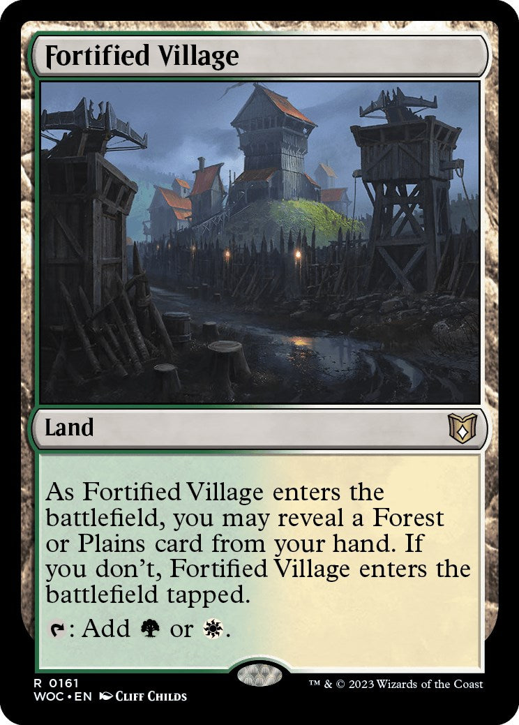 Fortified Village [Wilds of Eldraine Commander] | Gamers Paradise