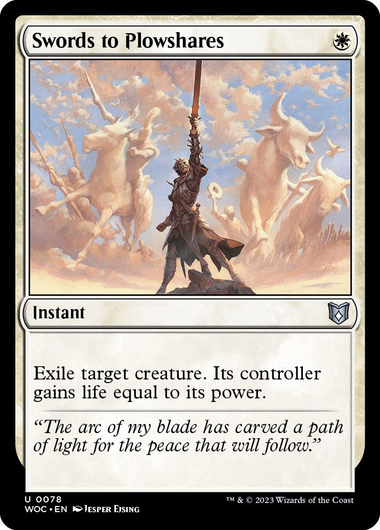 Swords to Plowshares [Wilds of Eldraine Commander] | Gamers Paradise