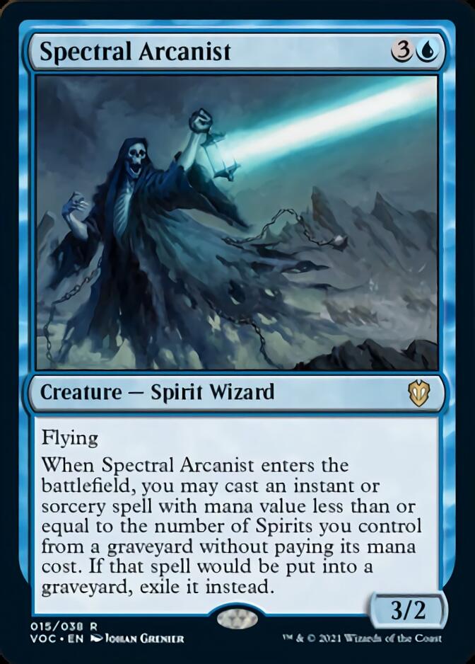 Spectral Arcanist [Innistrad: Crimson Vow Commander] | Gamers Paradise