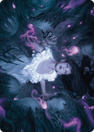 Neva, Stalked by Nightmares Art Card [Wilds of Eldraine Art Series] | Gamers Paradise