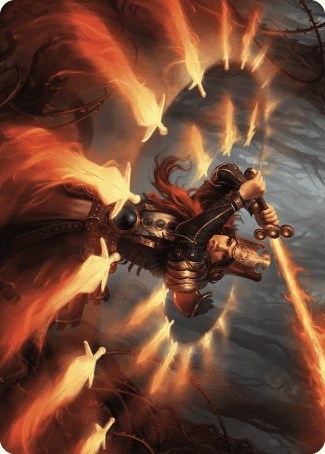 Heartflame Duelist Art Card [Wilds of Eldraine Art Series] | Gamers Paradise