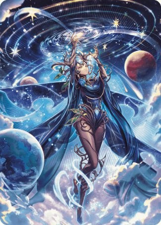 Omniscience Anime Art Card [Wilds of Eldraine Art Series] | Gamers Paradise