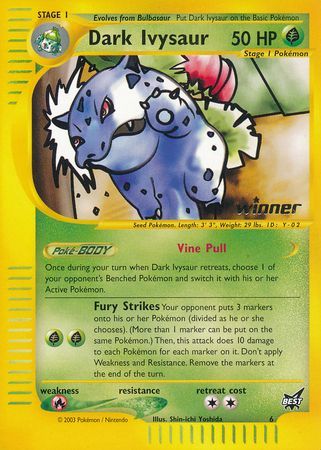 Dark Ivysaur (6) (Winner) [Best of Promos] | Gamers Paradise