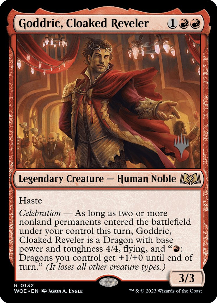 Goddric, Cloaked Reveler (Promo Pack) [Wilds of Eldraine Promos] | Gamers Paradise