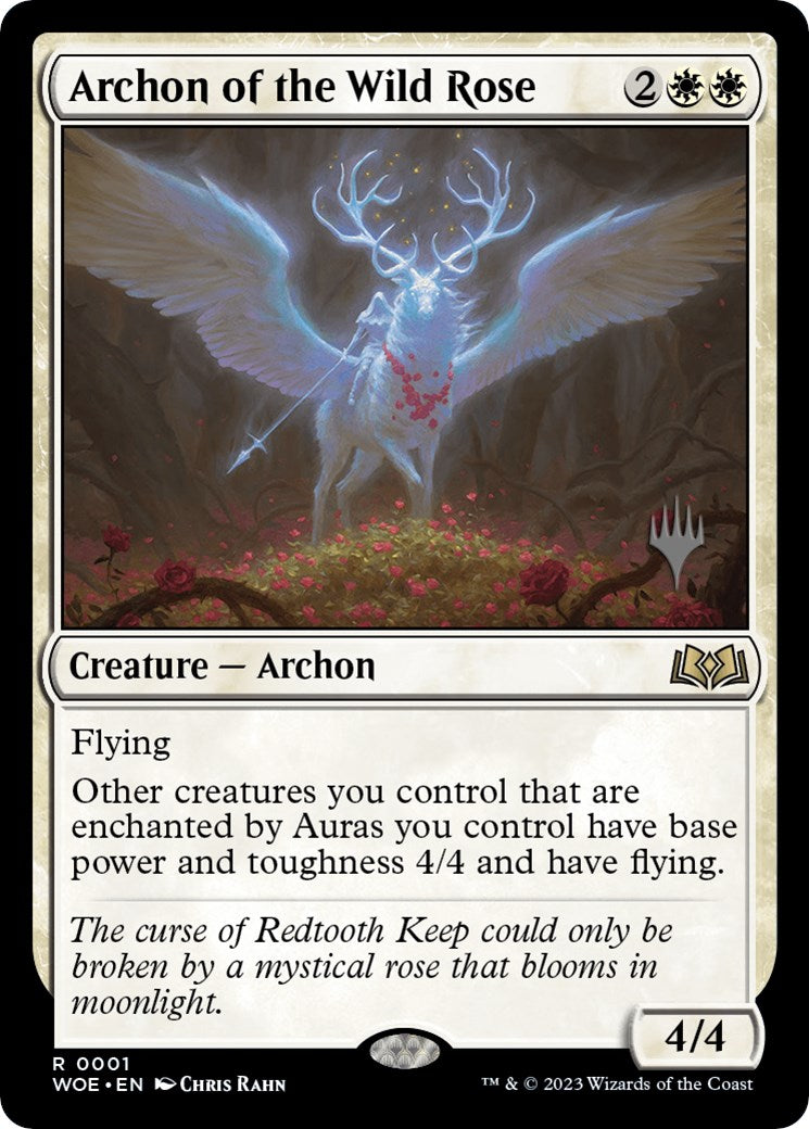 Archon of the Wild Rose (Promo Pack) [Wilds of Eldraine Promos] | Gamers Paradise
