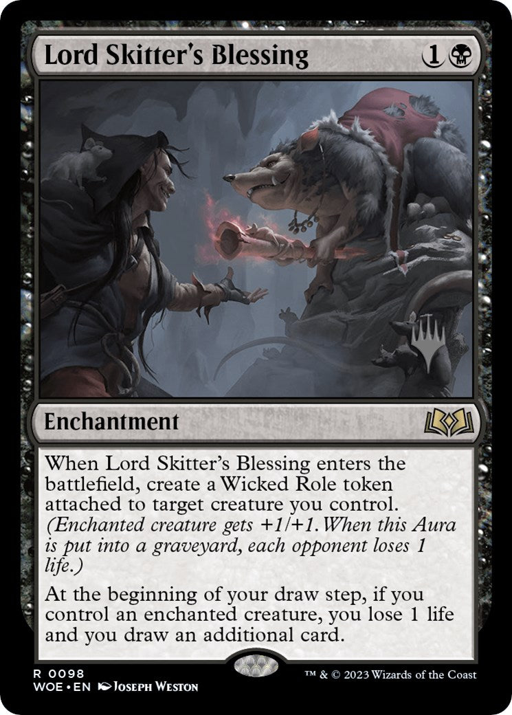 Lord Skitter's Blessing (Promo Pack) [Wilds of Eldraine Promos] | Gamers Paradise