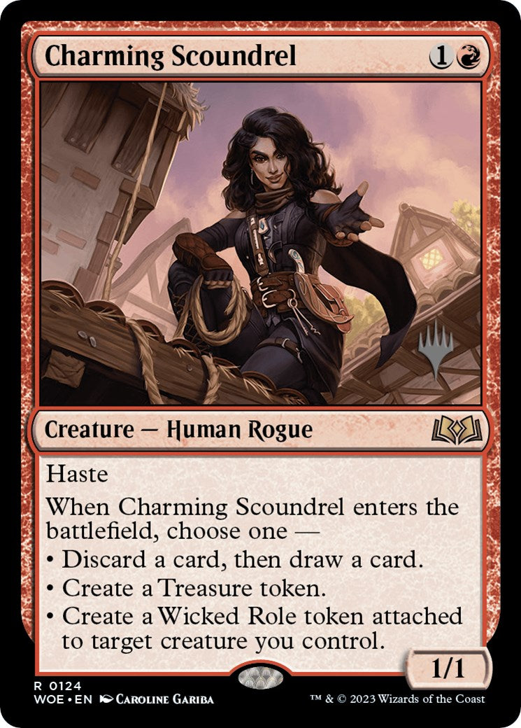 Charming Scoundrel (Promo Pack) [Wilds of Eldraine Promos] | Gamers Paradise