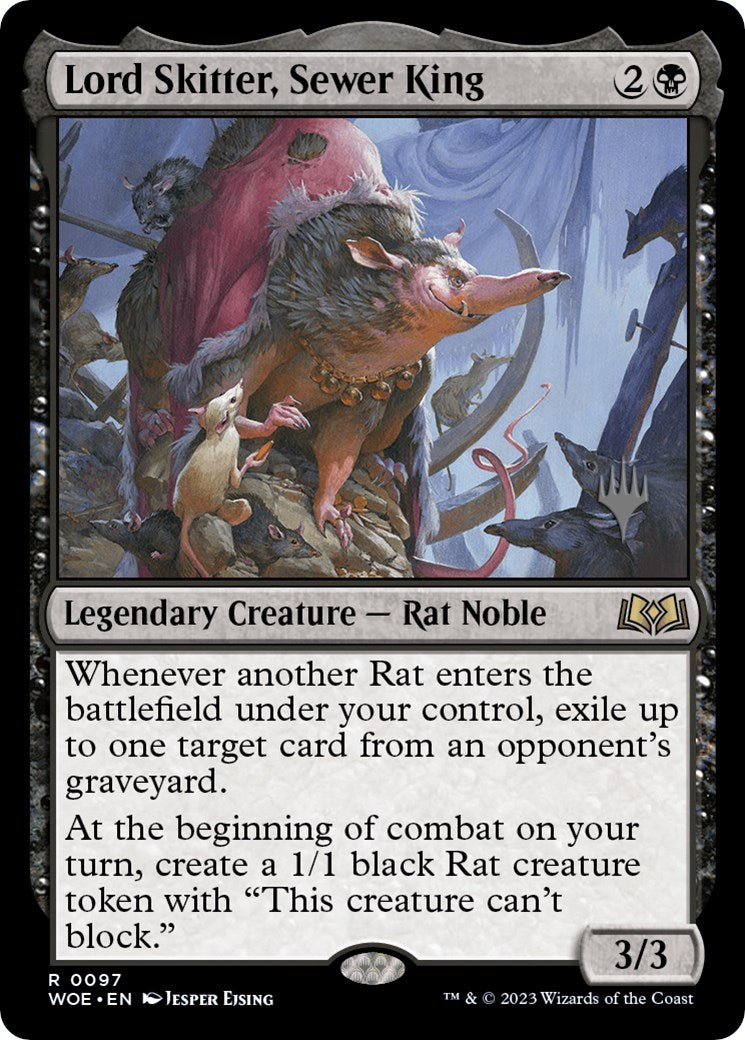 Lord Skitter, Sewer King (Promo Pack) [Wilds of Eldraine Promos] | Gamers Paradise