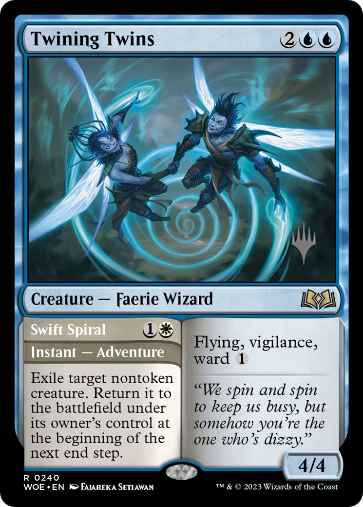 Twining Twins // Swift Spiral (Promo Pack) [Wilds of Eldraine Promos] | Gamers Paradise