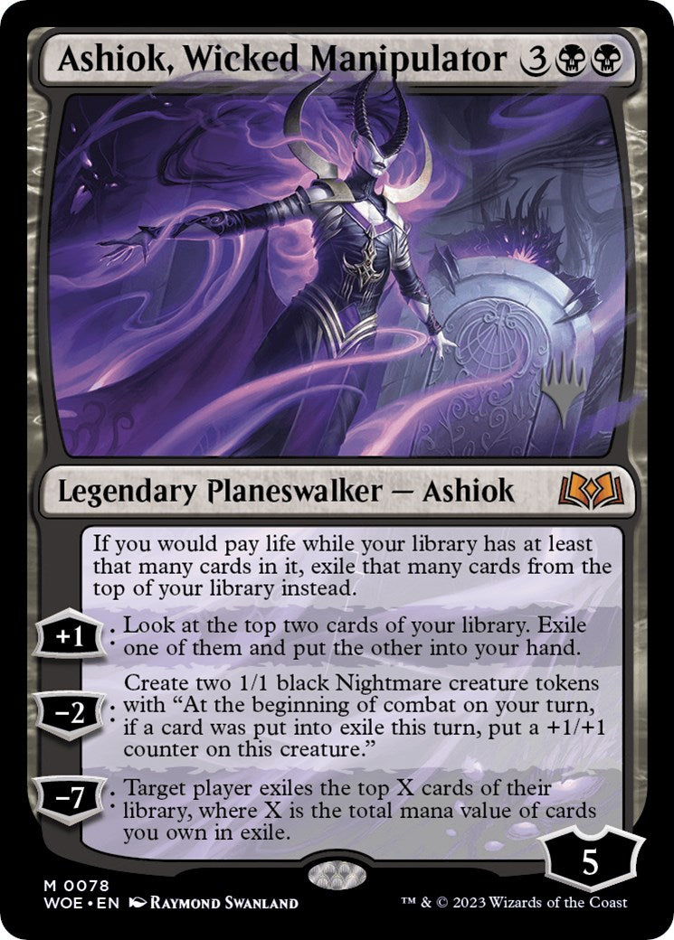 Ashiok, Wicked Manipulator (Promo Pack) [Wilds of Eldraine Promos] | Gamers Paradise