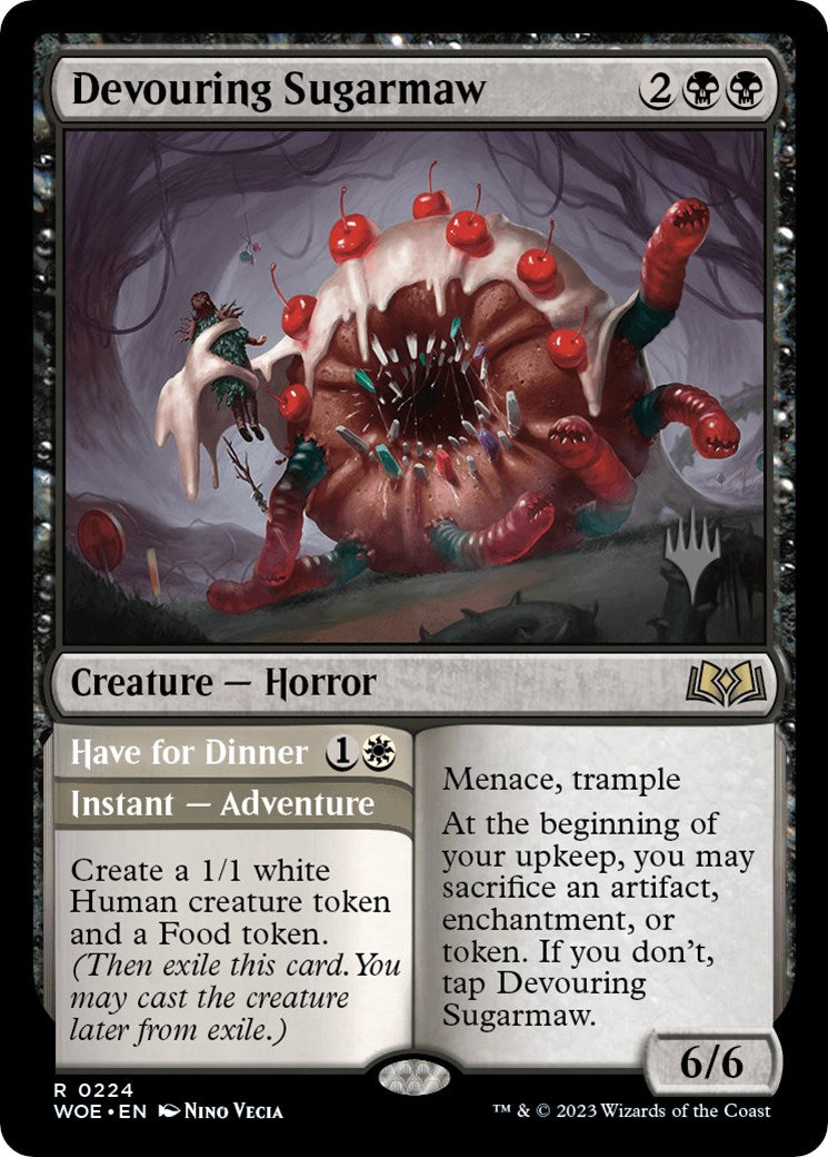 Devouring Sugarmaw // Have for Dinner(Promo Pack) [Wilds of Eldraine Promos] | Gamers Paradise