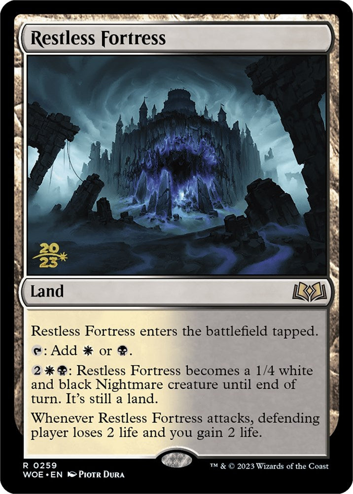 Restless Fortress [Wilds of Eldraine Prerelease Promos] | Gamers Paradise