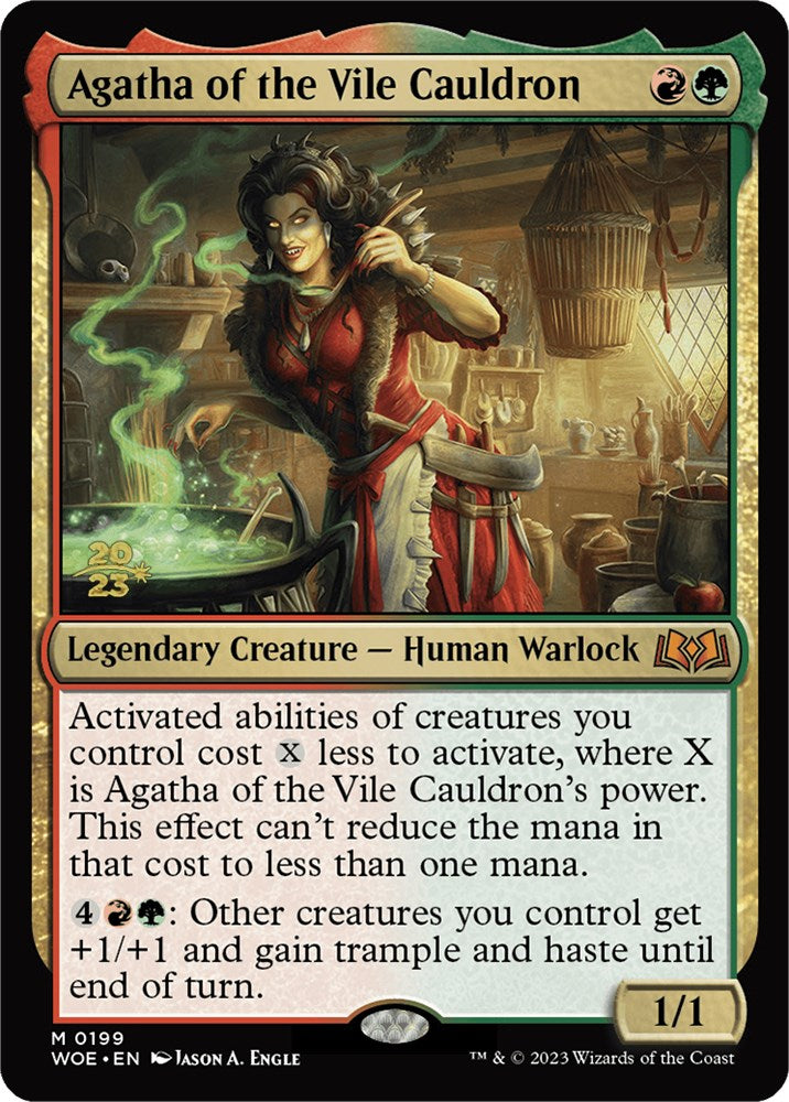 Agatha of the Vile Cauldron [Wilds of Eldraine Prerelease Promos] | Gamers Paradise