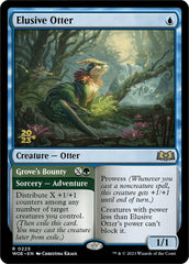 Elusive Otter // Grove's Bounty [Wilds of Eldraine Prerelease Promos] | Gamers Paradise