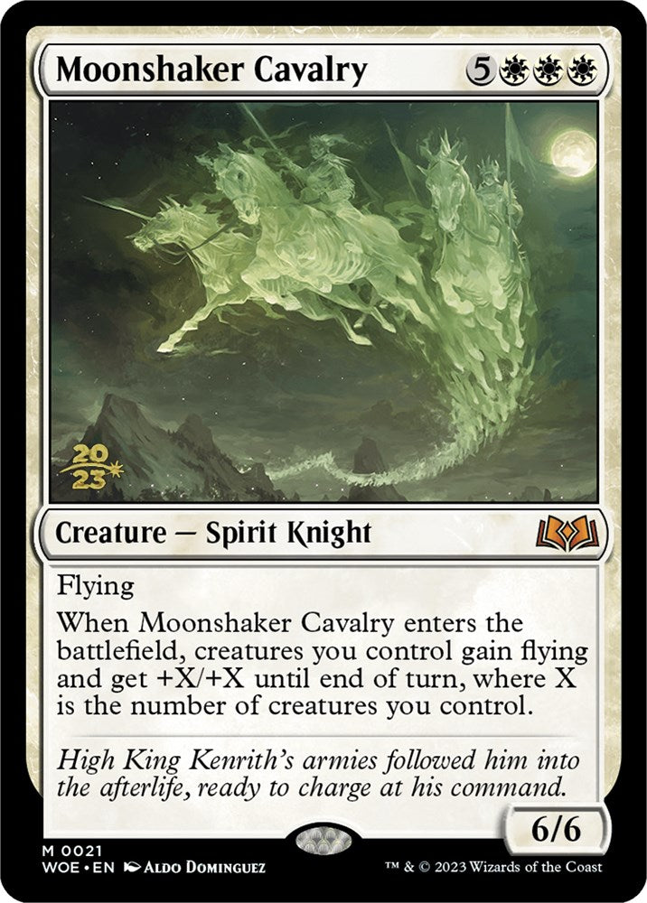 Moonshaker Cavalry [Wilds of Eldraine Prerelease Promos] | Gamers Paradise