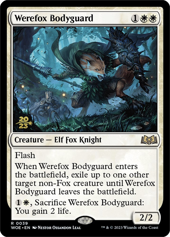 Werefox Bodyguard [Wilds of Eldraine Prerelease Promos] | Gamers Paradise